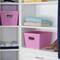 Household Essentials Polka Dot Fabric Tapered Storage Bins, 2ct.